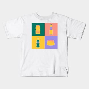 Snack Pixel Art Retro Kids T-Shirt